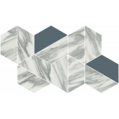 Плитка 620110000125 Уффици Уайт Трапециум 31.4x18