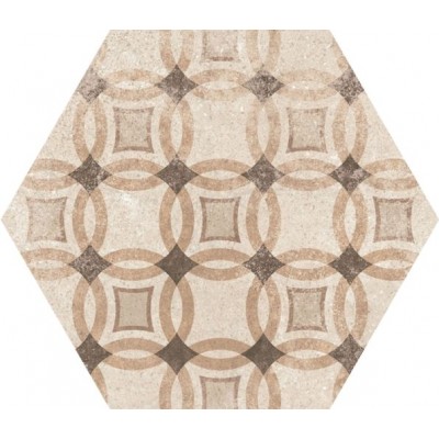 Керамогранит 22098 Hexatile Cement Garden Sand 17,5x20 (17 видов паттерна)