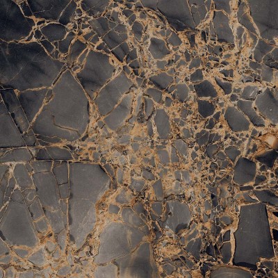 Керамогранит GR101 Golden Black High glossy 600x600