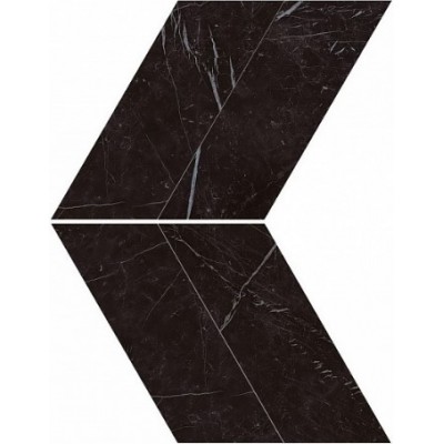 Керамогранит AS1W Marvel Nero Marquina Chevron Lappato 22,5x22,9