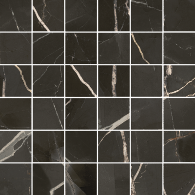 Мозаика 610110001141 Stellaris Absolut Black Mosaico 30x30