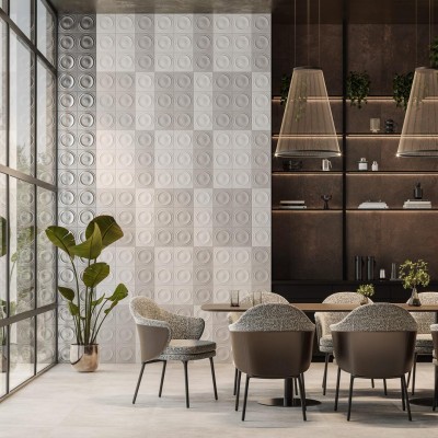 Плитка KM4012B0031R Арль серый матовый структура обрезной 40x120x1