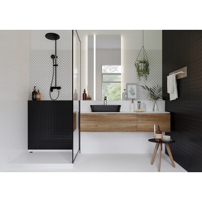 Плитка 010100001182 Чарли черный низ 02 25х40