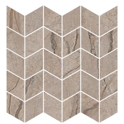 Плитка KMD2MSM014BR Декор Ифран мозаичный бежевый светлый глянцевый обрезной 30x31,2x0,9