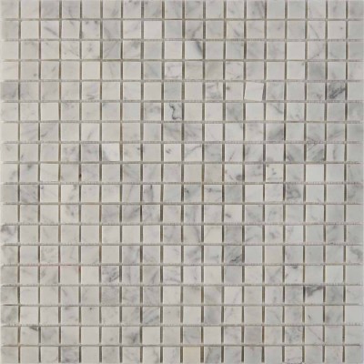 Мозаика PIX241 Bianco carrara из мрамора полированная 15x15 305х305x4