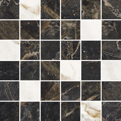 Мозаика K9498838R001VTE0 Marble-Stone Мозаика Белый Матовый-Лаппато Ректификат 30x30