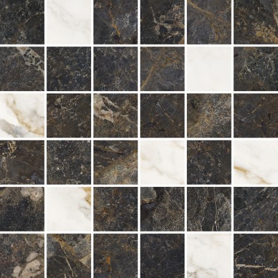 Мозаика K9498838R001VTE0 Marble-Stone Мозаика Белый Матовый-Лаппато Ректификат 30x30