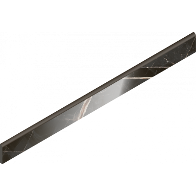 Керамогранит 610130007478 Stellaris Absolut Black Battiscopa Lux 7.2x80