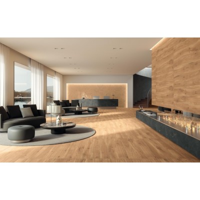 Керамогранит AX3G Log Deep Oak Matt 20x120