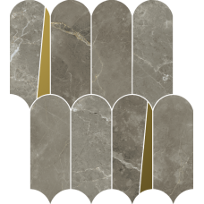 Мозаика 620110000234 Stellaris Tuscania Grey Mosaico Elegant Lux 32.5x36.1