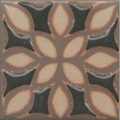 Плитка OS/C175/21052 Вставка Анвер 9 коричневый 4.85x4.85x6.9