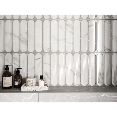 Плитка 010100001581 Арко белый низ 02 25х40