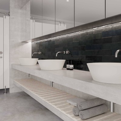 Плитка 124409 Flash Square White 13x13