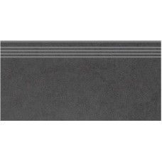 Ступени DP603400R/GR Ступень Фьорд черный обрезной 30х60