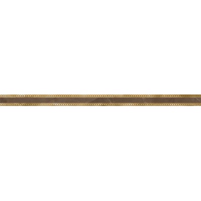 Плитка 1506-0419 Миланезе дизайн Бордюр Римский марроне 3,6х60