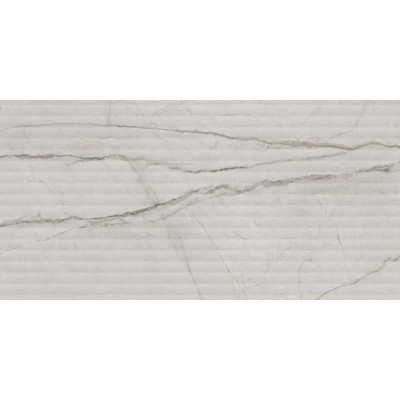 Плитка KM6012B0110R Ифран серый светлый глянцевый структура обрезной 60x119,5x1