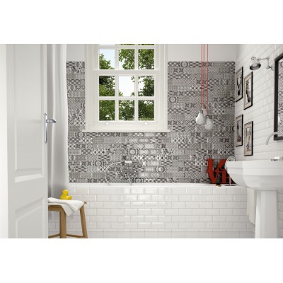 Плитка 14251 Metro Rosso 7.5х30