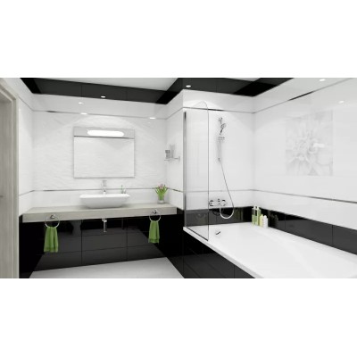 Плитка Sigma Perla Декор чёрный 17-03-04-463-0 20х60