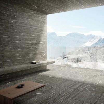 Ступени 620040000106 Ступень Скайфолл Гриджио Альпино закругленная левая грип 30х60