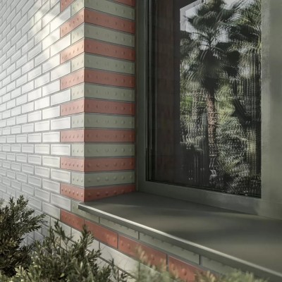 Плитка KM26388 Медина 2 белый матовый структура 6x28,5x1