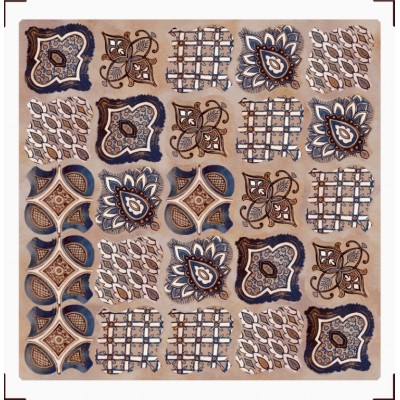 Плитка KMP3STA011M6X Панно Арабески Марокко 2 (из 6 частей 6,5x6,5) 10x25x6,9