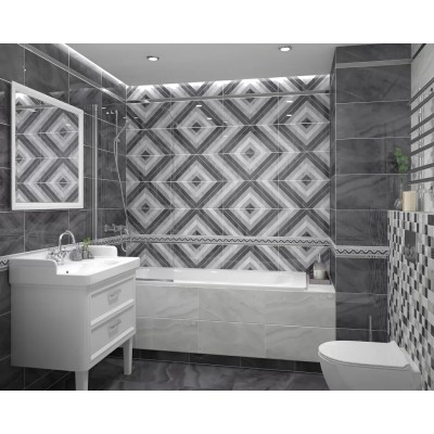 Плитка 34025 Prime серый микс 25х50