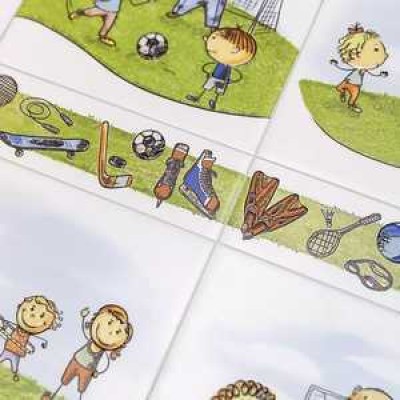 Плитка OS/A253/5009 Декор Веселые старты Футбол 20x20