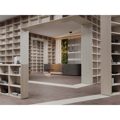 Ступени Ступень CA05 Cave Anthracite неполированный с насечками 30x60