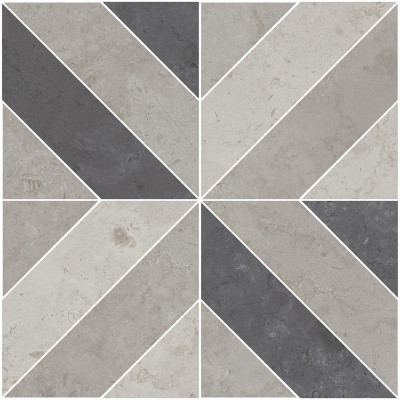 Керамогранит ID124T Декор Про Лаймстоун серый матовый 60х60