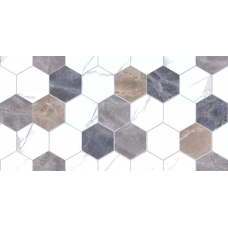 Плитка TP3628H Декор Дамон Гексагон ректификат 30x60