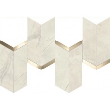 Мозаика AF8Y Marvel Calacatta Perla Mosaico Chevron Lappato 19,2x46,3