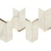 Мозаика AF8Y Marvel Calacatta Perla Mosaico Chevron Lappato 19,2x46,3