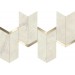Мозаика AF8Y Marvel Calacatta Perla Mosaico Chevron Lappato 19,2x46,3