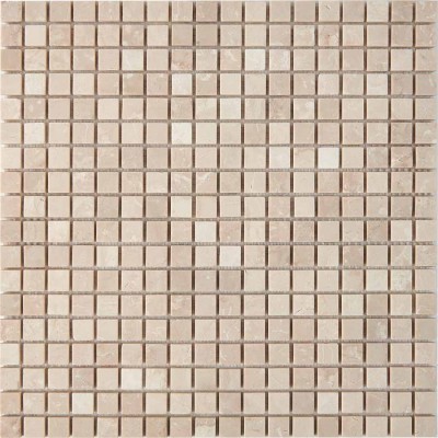 Мозаика PIX234 Cream marfil из мрамора матовая 15x15 305х305x4