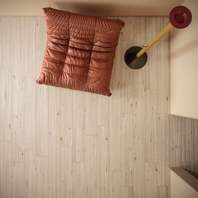 Керамогранит 610130005367 White Battiscopa 7.2x60