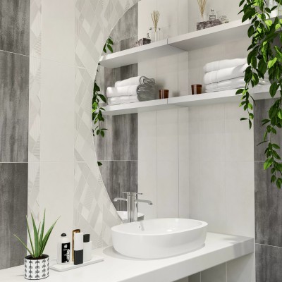 Плитка 587902002 Декор Sonnet Grey Geometria 20,1х50,5