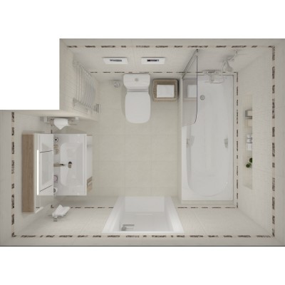 Плитка 60106 Sand бежевый мозаика 20х60