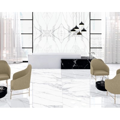 Керамогранит 41886 Calacatta Extra White NT/100X100X0,8/R 100x100