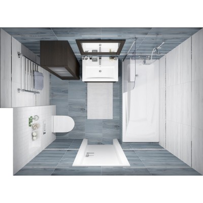 Мозаика MM60067 Zen Декор мозаичный синий 20х60