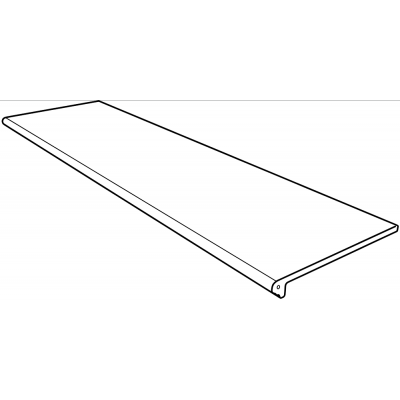 Ступени 970698 Ступень фронтальная Rodeno Round. Smooth Haya 33x120