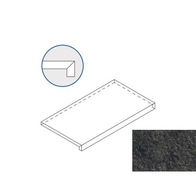 Ступени 620070001311 Ступень Рум Блэк фронтальная Х2 33х60