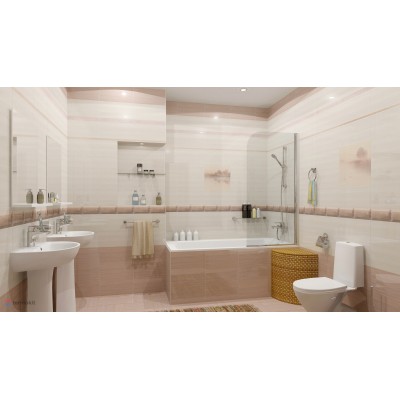 Плитка Бордюр рельефный Classics br1020D199-1 20х10