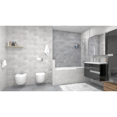 Плитка Bastion серый 08-03-06-476 20х40