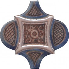 Плитка KMP3STA011M6X Панно Арабески Марокко 2 (из 6 частей 6,5x6,5) 10x25x6,9