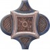 Плитка KMP3STA011M6X Панно Арабески Марокко 2 (из 6 частей 6,5x6,5) 10x25x6,9