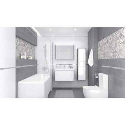 Мозаика MM60107 Декор Mason мозаичный белый 20х60