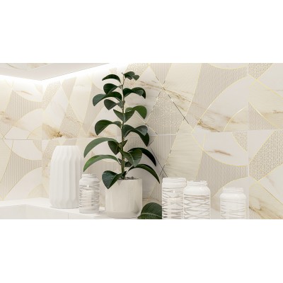 Плитка Декор Calacatta Royal Geometria 63x31.5