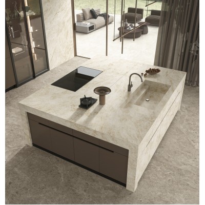 Керамогранит HD7C Taj Mahal White Silk 6mm 160x320