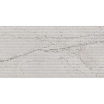 Плитка KM6012B0110R Ифран серый светлый глянцевый структура обрезной 60x119,5x1