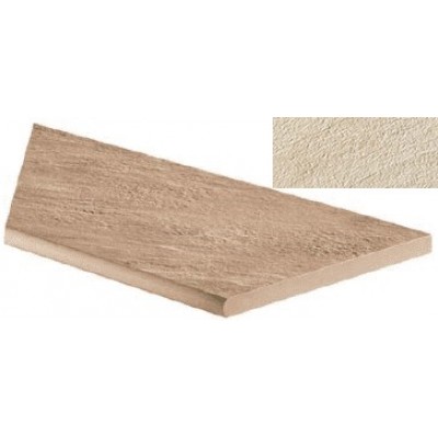 Керамогранит 620090000307 Cliff Bianco Round Angolo Sx 30x60